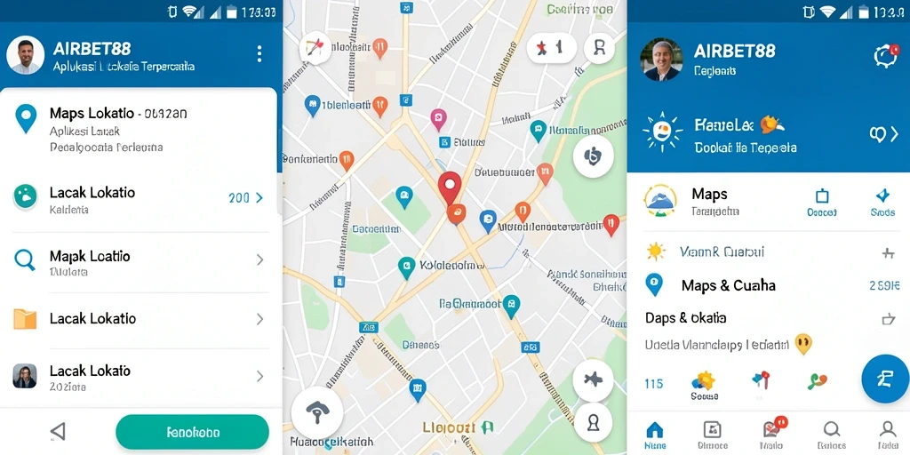 Antarmuka AIRBET88 yang intuitif untuk pelacakan lokasi.