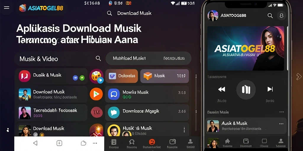 Antarmuka ASIATOGEL88 yang sederhana dan mudah digunakan untuk Download Musik.