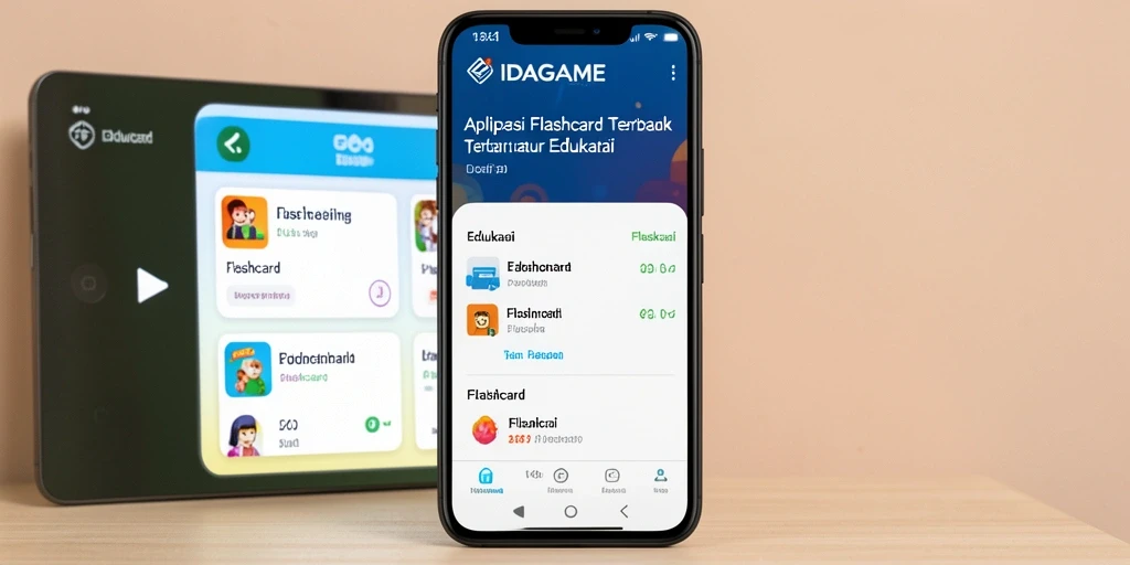 Tampilan antarmuka IDAGAME yang sederhana dan intuitif.