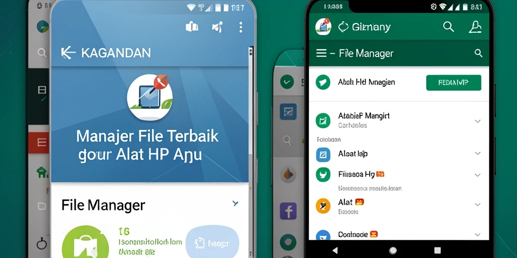 Antarmuka pengguna KAGANDAN yang modern dan fungsional.