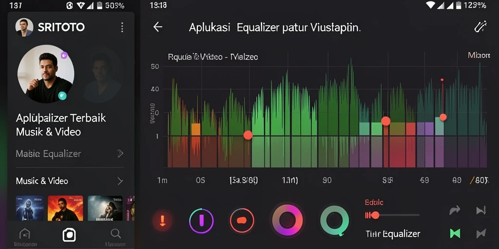 Antarmuka SRITOTO yang intuitif dengan fitur Equalizer
